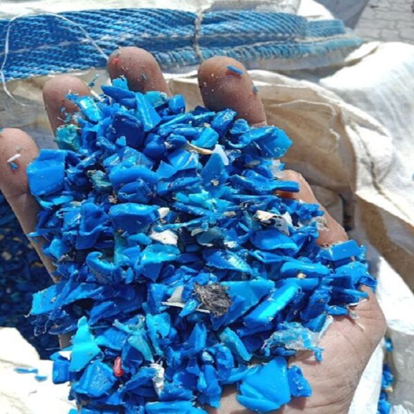 HDPE Blue Drum Scrap
